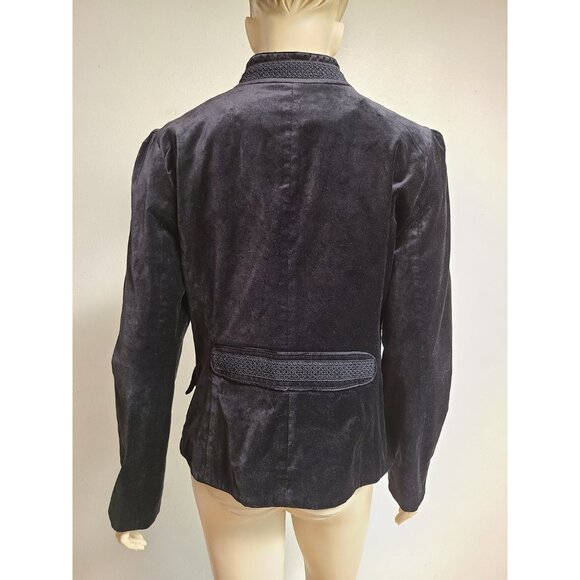 Velvet Military Jacket - Picture 5 of 9